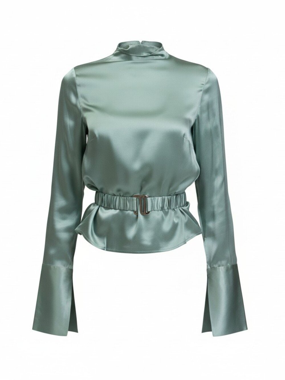 RRP€140 8 By Yoox Silk Satin Top Blouse